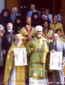 50th Anniversary of Fr. Nikolajs Vieglajs’ Priesthood, with Bishop Tikhon (Fitzgerald), 1987